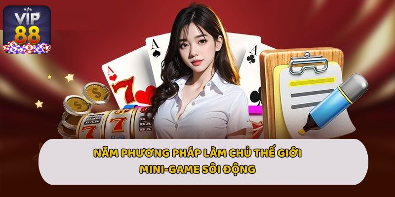 Năm phương pháp làm chủ thế giới mini-game sôi động